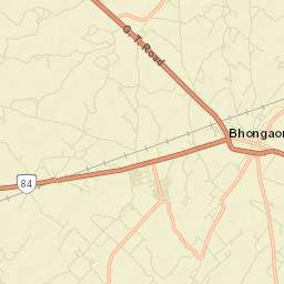 Bhongaon Street Map