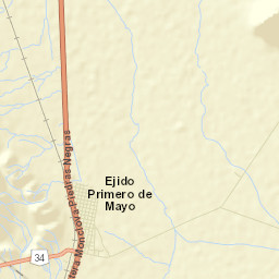 Primero de Mayo Street Map