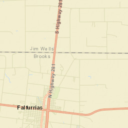 Falfurrias Street Map