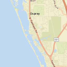 Osprey Florida Street Map