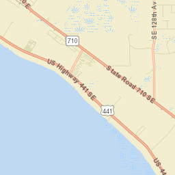 Up the Grove Beach Florida Street Map