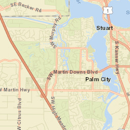 Stuart Florida Street Map