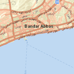 Bandar Abbas Street Map