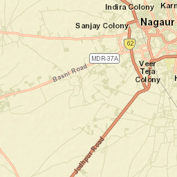 Nagaur Street Map
