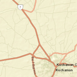 Kuchaman Street Map