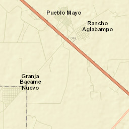Bacame Nuevo Street Map