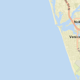 Venice Beach Florida Street Map
