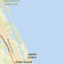 Hobe Sound Florida Street Map