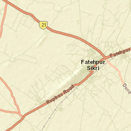Fatehpur Sikri Street Map