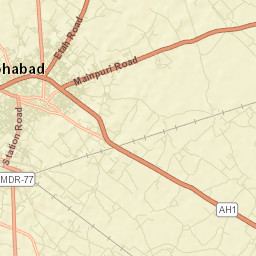Shikohabad Street Map