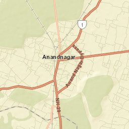 Anandnagar Street Map