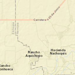 El Recodo Street Map