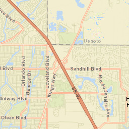 Harbour Heights Florida Street Map