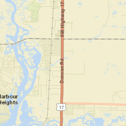 Ridge Harbor Florida Street Map