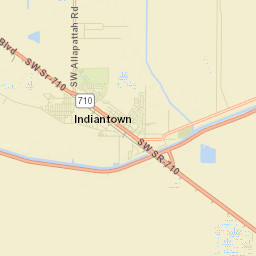 Indiantown Florida Street Map