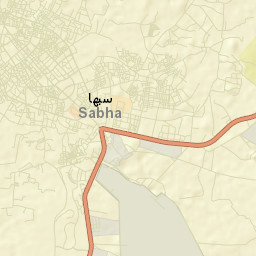 Sabhā Street Map