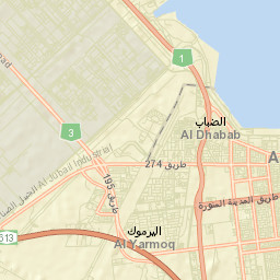 Al Jubayl Street Map