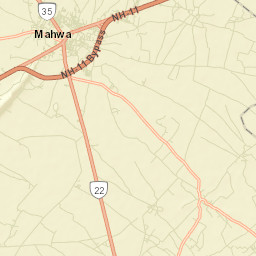 Mahwah Street Map