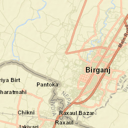 Birgañj Street Map