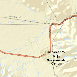 Sacramento Street Map