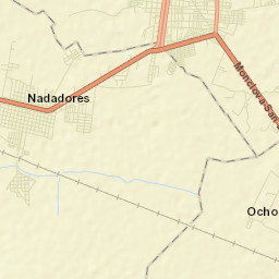 Nadadores Street Map