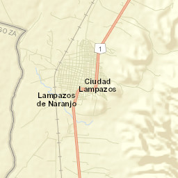 Lampazos de Naranjo Street Map