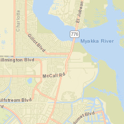 El Jobean Florida Street Map