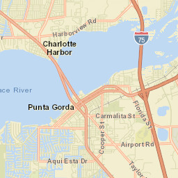 Punta Gorda Isles Florida Street Map