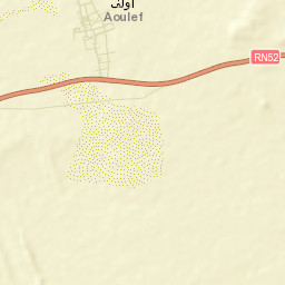 Aoulef Street Map