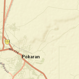 Pokaran Street Map