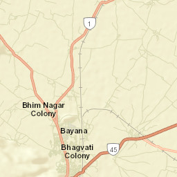 Bayana Street Map