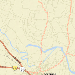 Padrauna Street Map