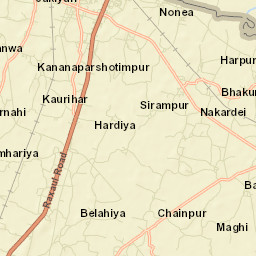 Raxaul Street Map