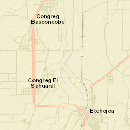 El Sahuaral Street Map