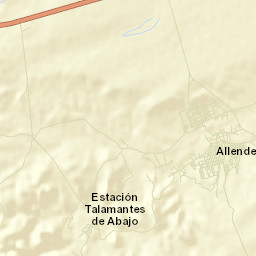 Valle de Allende Street Map