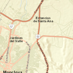 Monclova Street Map