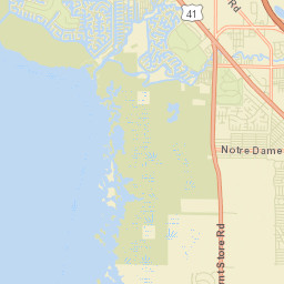 Riviera Lagoons Florida Street Map