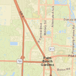 Monet Florida Street Map