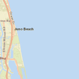 Juno Beach Florida Street Map