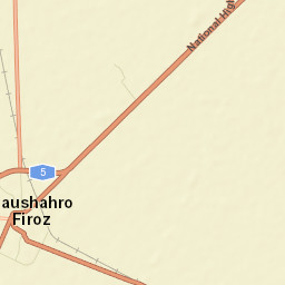 Naushahro Firoz Street Map