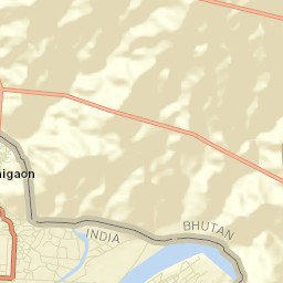 Phuntsholing Street Map