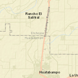 Huatabampo Street Map