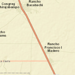 Bacabachi Street Map