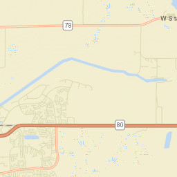 Ortona Florida Street Map