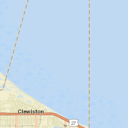 Clewiston Florida Street Map