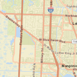 North Palm Beach Florida Street Map