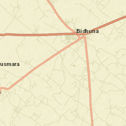 Bidhuna Street Map