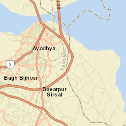 Ayodhya Street Map