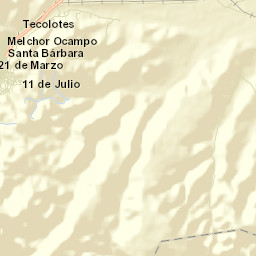 Santa Bárbara Street Map