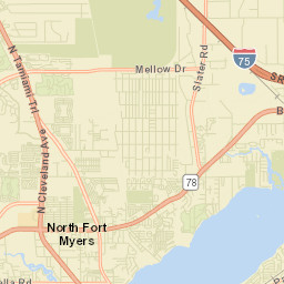 Suncoast Estates Florida Street Map
